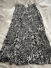 H&M Slip Skirt, Patterned, Black and White, Size 4/S, NWT