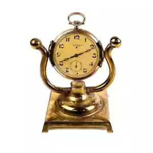 Antique yearly 20th. Century Swiss Tavannes 14K Solid Gold Pocket Watch w.Stand - Picture 1 of 14