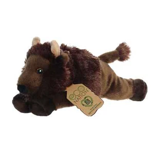 Aurora - Eco Nation - Öko Softies - 8 Zoll Bison verantwortungsvoll hergestelltes Stofftier - Bild 1 von 5