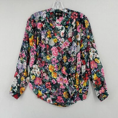Blusa Top Mujer Yumi Kim Seda Manga Larga Estampado Floral Pequeña Manga Larga AOP Foto 1 de 4