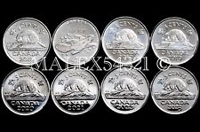 CANADA 2016 2017 2018 2019 2020 2021 2022 2023 SET OF 5 CENTS UNCIRCULATED