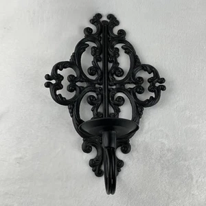 Southern Living Red Mountain Wrought Iron Wall Sconce Candle Holder 15” - Picture 1 of 7