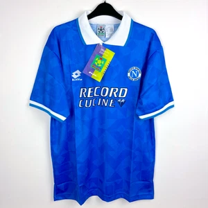 Original Brandneu mit Etikett Napoli 1994/1995/1996 Heim Fußball Trikot Maglia Calcio Lotto - Bild 1 von 9