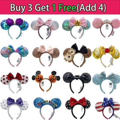 200 styles of Disney` Park Mickey Ears Princess Holiday Party Headbands - Image 1 of 4