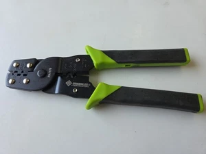 GREENLEE PA1176 Hand Crimp Tool 5 Indent Electric Wire 28-26 22-20 14-18 Cutter - Picture 1 of 7