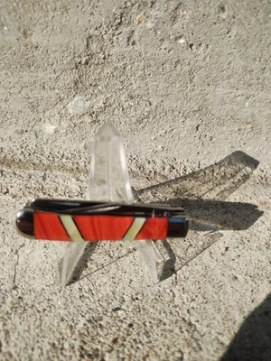 Cuchillo de ostra spinny Case Tiny Trapper hoja de acero inoxidable Foto 1 de 4