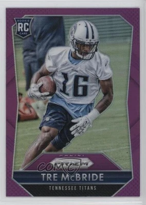 2015 Panini Prizm Rookies Violet Prizm Tre McBride #294 Rookie RC - Image 1 of 2