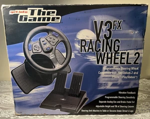 Performance V3FX Racing Wheel 2 For Playstation 2 and Psone P-22113TGT NEW - Picture 1 of 13