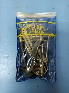 16 Piece Hex Key Set (LL) - Picture 1 of 4