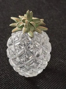 Miniature Waterford Good Luck Pineapple Cystal Jewels Collection 2" - Picture 1 of 7