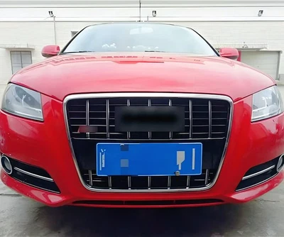 适用于奥迪 A3 S3 RS3 风格前保险杠格栅烧烤架 2009 - 2010 2011 - 2012 — 第 1/4 张图片