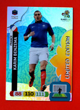 Panini Fußball EM Euro 2012 Adrenalyn XL-Karim Benzema Frankreich Limited Editio