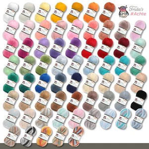 Frida’s 100 g #Achte Babywolle Stricken Häkeln Garn Anti-Pilling Wolle weich - Picture 1 of 58