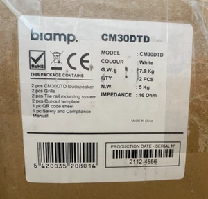 Biamp Desono CM30DTD Two-Way 4.25-inch Ceiling Loudspeaker - Picture 1 of 3