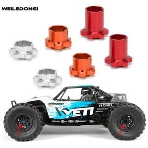 #AX31266 #AX80128 Alufelge Nabe Sechskant Adapter Dicke für RC AXIAL WRAITH YETI - Bild 1 von 64