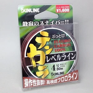 SUNLINE Buttobi Tenkara Level Line 30m Fluorocarbon 100% Orange NO.4 JP - Picture 1 of 2
