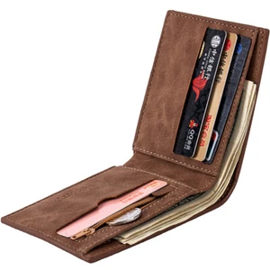Billetera inteligente delgada y ultra ligera grabada regalo para hombres personalizada doble plegable para hombre - Imagen 1 de 12