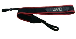JVC Video Camera Camcorder Neck Shoulder Strap Black & Red - Picture 1 of 4