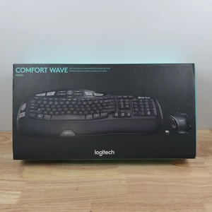 Logitech MK550 Comfort Wave Wireless Keyboard & Mouse Combo - Sealed - Picture 1 of 8
