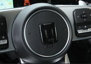 Gloss Black Steering Wheel GWM Tank 300 Badge Emblem Cover Sticker 2023+ - Picture 1 of 3