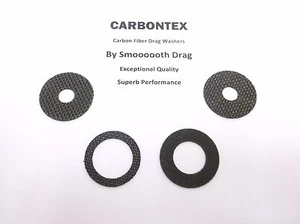 SHIMANO REEL PART Calcutta TE400 (4) Smooth Drag Carbontex Drag Washers #SDS44 - Picture 1 of 1