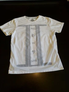 Xios New York, Mesh Front Way To Live Tee, weiß - Bild 1 von 4
