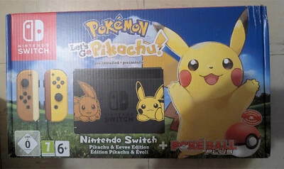 NUEVO Nintendo Switch Pokémon: Let's Go Pikachu + Pokéball Plus - Imagen 1 de 4