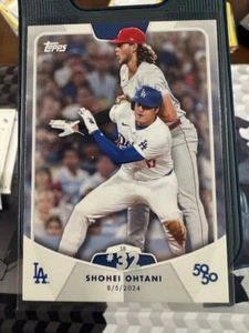 2024 Topps Shohei Ohtani 50/50 card #65 SB #32 - Picture 1 of 2
