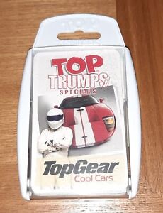 Top Trumps Top Gear Cool Cars Cards Game by Winning Moves 2007 Complete