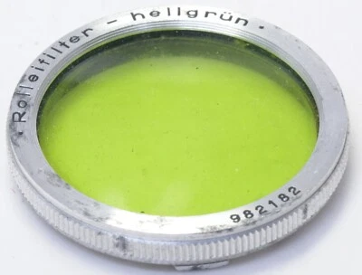 ROLLEI Bay I Light Green Filter - Rolleiflex Filter Rolleicord - - Image 1 of 2