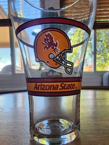 VINTAGE Arizona State Sun Devils Coca Cola Drinking Glass EXCELLENT Cover