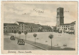 SUZZARA - MANTOVA - PIAZZA CASTELLO - VIAGG. 1944 -64060- - Picture 1 of 1