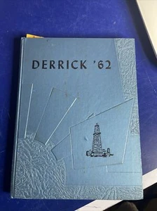 1962 Industrial High School Yearbook - Vanderbilt Texas - hard cover Derrick - Picture 1 of 10