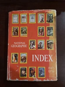 Vintage National Geographic Magazine Index 1947-1976 Hardcover mit Schutzumschlag - Bild 1 von 10