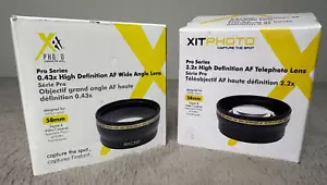 XitPhoto 2.2x High Definition AF Teleobjektiv & 0.43x Weitwinkelobjektiv für 58mm - Bild 1 von 2
