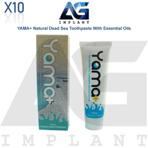 10 YAMA+ Ingredientes Naturales Pasta de Dientes de Agua del Mar Muerto con Aceites Esenciales Como Nueva - Imagen 1 de 5