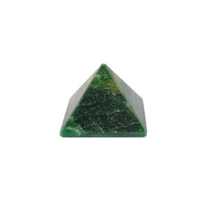 Pirámide de piedra curativa de cristal y curación de reiki de aventurina natural, verde - Imagen 1 de 6