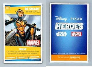 Wasp #80 Disney Heroes 2019 Sainsburys Trading Card - Picture 1 of 1