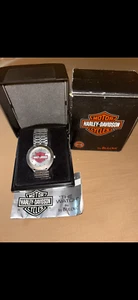 VTG Mens Bulova Harley Davidson Bar & Shield “The Watch" - Picture 1 of 4
