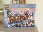 schmid 1000 piece deluxe Christmas-jigsaw puzzle Superb Fit the Snowman’s Gift ,