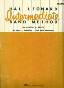 Hal Leonard Intermediate Band Method Drums Sheet Music Harold Rusch Percussion - Picture 1 of 1