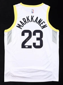 Lauri Markkanen Signed Utah Jazz NBA Nike Jersey (JSA) - Picture 1 of 2