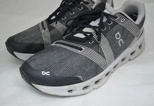 Mens ON CLOUD Cloudgo Black Grey Silver Running Shoes Size 12.5 - Picture 1 of 13