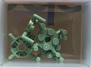 Piezas LEGO - Placa Verde Arena, Redonda 2 x 2 4 Brazos Arriba - Nº 98284 - CANTIDAD 5 - Imagen 1 de 1