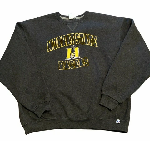 Russell Apparel Murray State Racers Men's XL Pullover Crew neck Sweatshirt EUC Cover