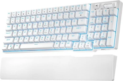 RK ROYAL KLUDGE RK96 90% BT5.0/2.4G/USB-C Mechanical Keyboard, Blue Backlight - Image 1 of 4