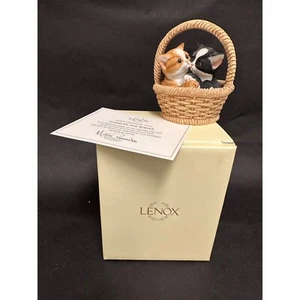 Lenox CUDDLES & KISSES Sweet Kitties Figur handbemalt kaltgegossen Porzellan - Bild 1 von 9