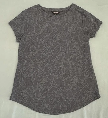 Simply Vera Wang Top  Gray Blue Shirt Womens PS S - Image 1 of 3
