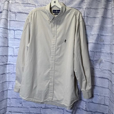 Мужская рубашка с логотипом T Harris London L кремовый цвет - Изображение 1 из 4