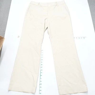 Talbots Heritage Chino Pants Women's 14 Beige Flat Front Straight Leg Business - Image 1 of 4